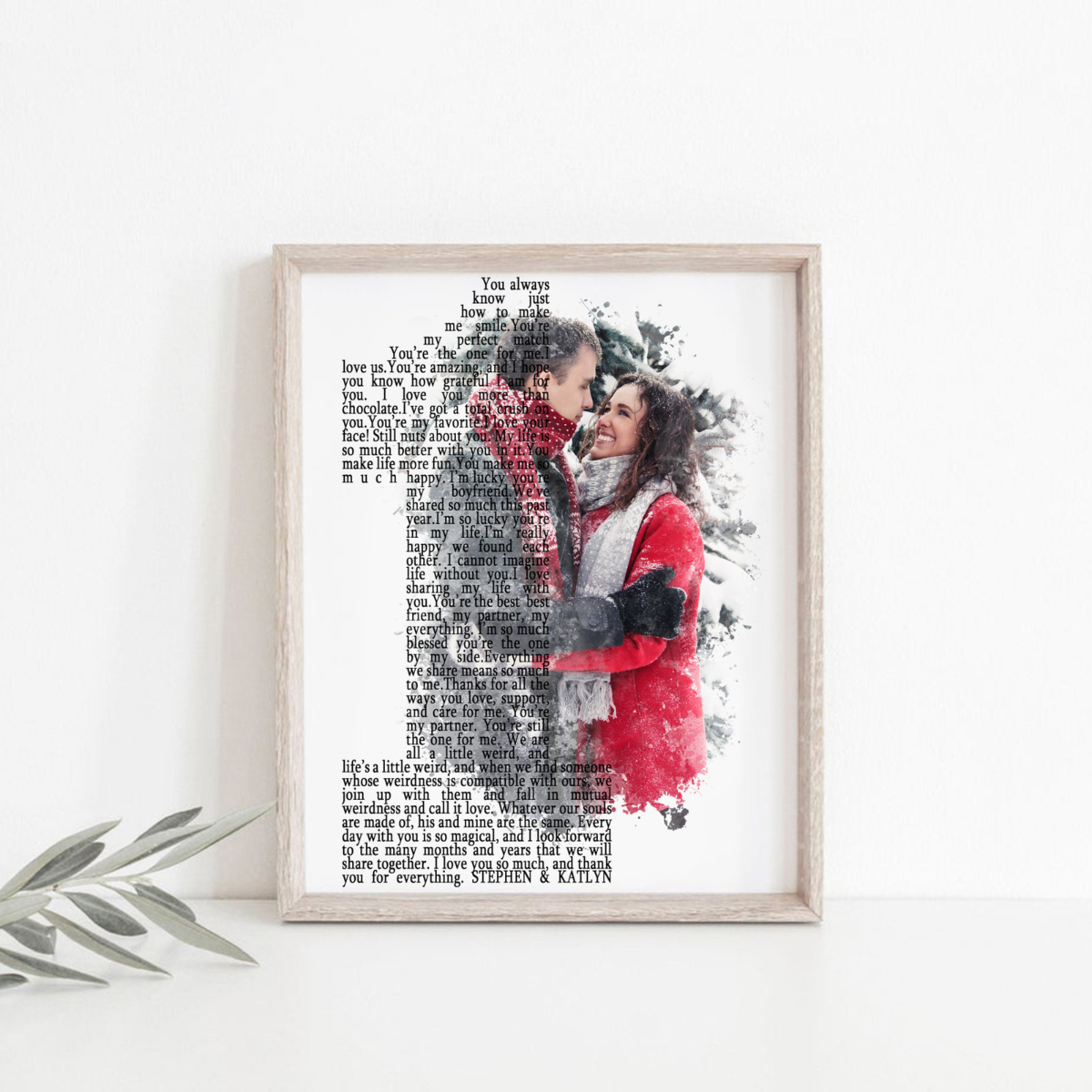 Personalize 1st Anniversary Gift for Boyfriend, 1 Year Anniversary Gift for Husband, First Year Together, Unique First Year Anniversary Gift