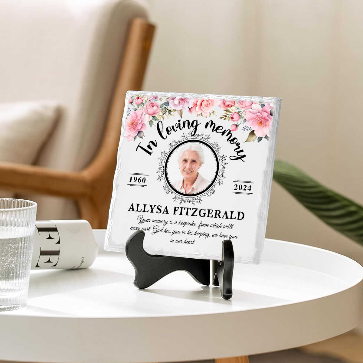 Your Memory Is A Keep Shake - Personalized Memorial Stone - Memorial Gift