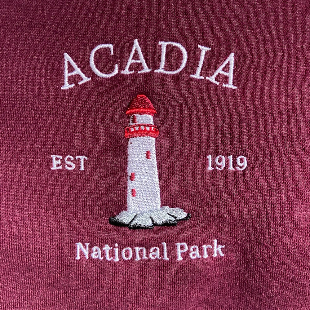 Glacier National Park Embroidered Crewneck-Embroidered Crewneck-National Park Sweatshirt