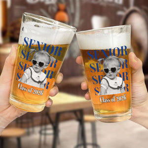 Senior 2026 Beer Glass, Class of 2026 Graduation Gift, Graduation Drinkware, Senior Night Cup