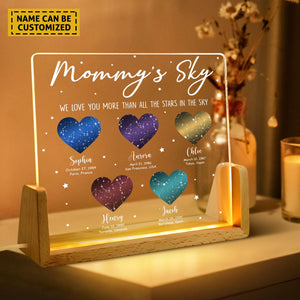 Personalized Star Map by Date Gift, Personalized Gifts for Mom, Constellation Map, Custom Star Map Night light, Mother's Day Gift, Gift For Mom