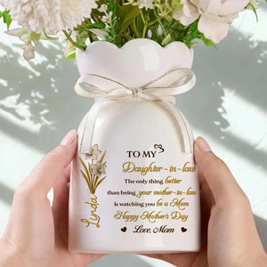 Watching You Be A Mom Is The Best Thing - Personalized Bloom Vase - Gift For Daughter, Mother's Day Gift