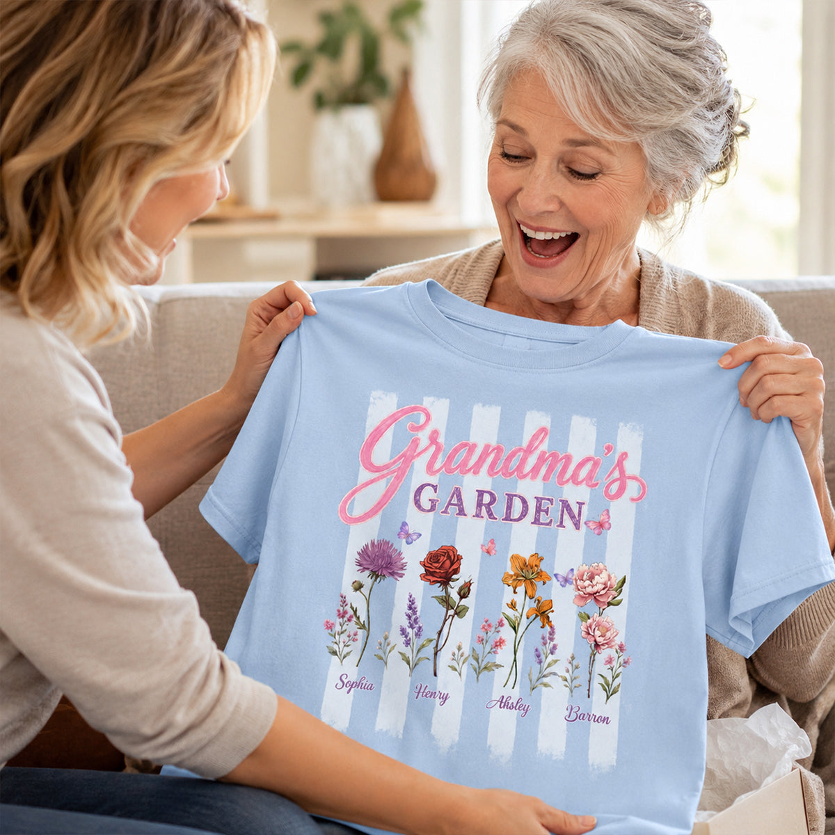 Grandma's Garden Preppy Stripe - Personalized Shirt - Trendy Summer Tee for Grandma 5_fbdd26db-3189-49c5-a20c-4c0f4d01628d.jpg
