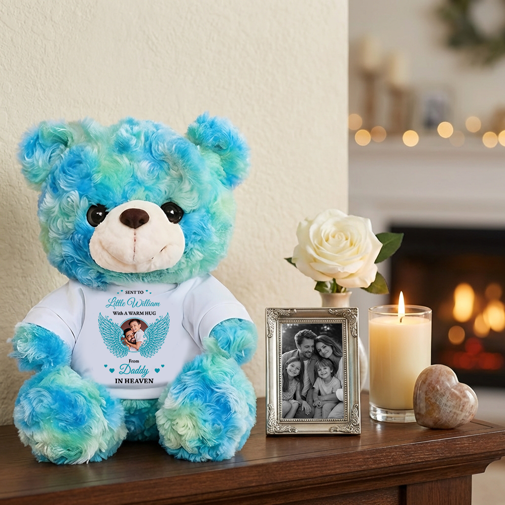 A Warm Hug Memorial - Personalized Memorial Teddy Bear