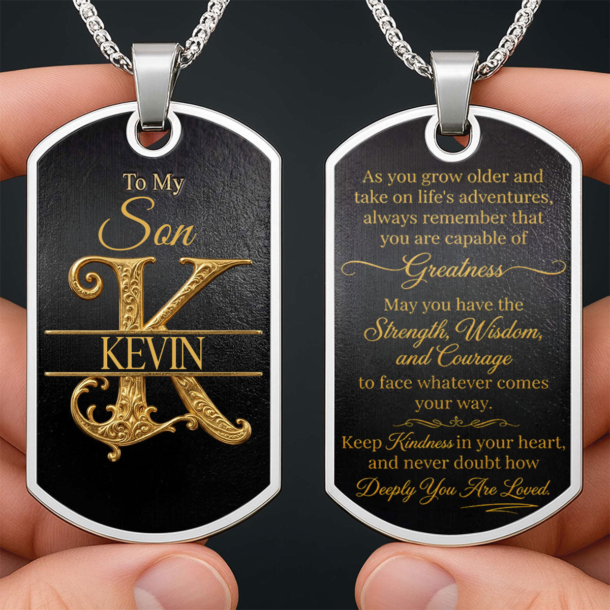 As You Grow Older - Personalized Keychain For Children Son Grandson Nephew