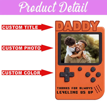The Best Dad Ever Retro Gaming Photo Keepsake