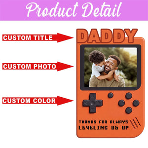 The Best Dad Ever Retro Gaming Photo Keepsake