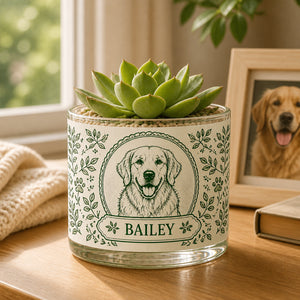 Personalized Pet Cameo Botanical Plant Pot - Personalized Mini Glass Plant Pot 5a03007c-58c3-42a2-98b2-3563204fe9f7.jpg