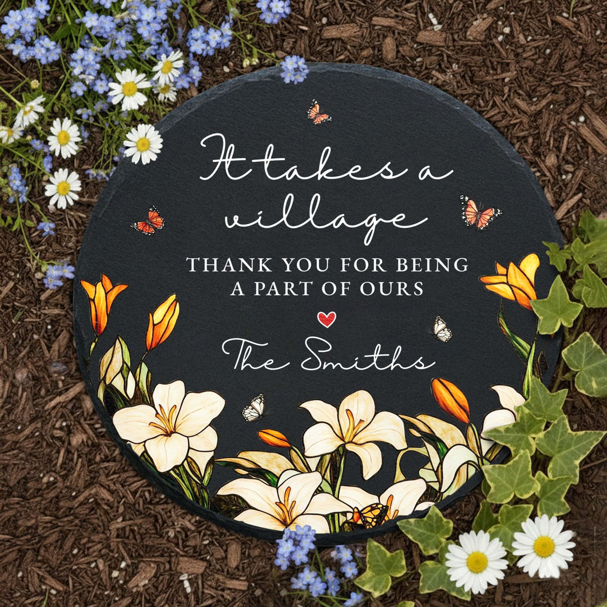 Personalized Garden Stone Thank You Gift, CustomTeacher Appreciation Gift for Caregiver, It Takes a Village Neighbor Gift, Nanny Gifts 5a1475e9-1898-4a43-a5c7-c44a44dc3613-4.jpg