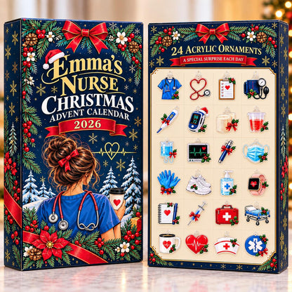 Registered Nurse Advent Calendar, 24 Acrylic Hanging Ornaments, Profession Christmas Countdown, Keepsake Gift, Registered Nurse Christmas 5a267b8f-486e-484c-8b43-15fe9125135b-il_1588xN.8595215430_m09b.jpg