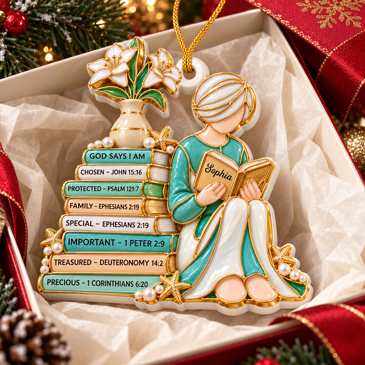 God Says I Am - Personalized Ornament - Real 3D Raised Ornament 5a304a33-d882-4f69-b885-1ffee2c41468-3-1-.jpg
