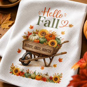 Hello Fall Pet Names Kitchen Towel - Personalized Kitchen Towel 5a4a1733-4a6d-487f-8f90-683feeeb4698.jpg