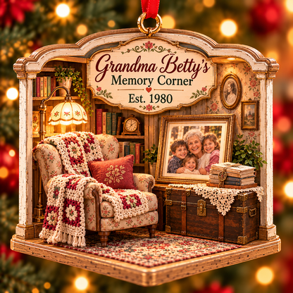 Personalized Grandma's Memory Corner Christmas Ornament – Custom Name & Year, Sentimental Gift for Grandma, Family Keepsake Gift 5a4f3393-4817-4fdc-80f6-07e224f4a699-Grandma-Betty-s-Memory-Corner.png