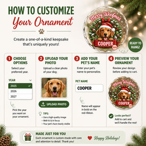 Merry Woofmas Dog Ornament – Custom Quote, Pet Name & Year - Personalized Crystal Ornament 5a55598a-a7e8-4e74-9ee7-0f457f96c362.jpg