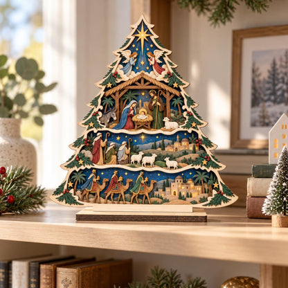 Nativity Scene Tree Wooden Sign,Nativity Tree Christian Gift,Holy Family Manger Christmas Decor,Jesus Faith Gift,Religious Holiday Decor 5a5c652c-05d0-4f73-adca-776a3fbb63c9-3.jpg