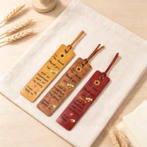 Custom Leather Bookmark with Name, Personalized Reading Gift, Teacher Appreciation Gift, Thank You Gift, Book Lover Present, Teacher Gift 5a774840-3f10-468b-a2f7-8330f6d7b993-5.jpg