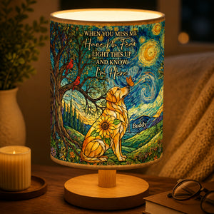 Pet Memorial Custom Fabric Lamp – “Light This Up and Know I’m Here” (Name Personalization) - Personalized Custom Fabric Lamp 5a9059d8-404d-499e-bc6e-57bd76e5700d.jpg