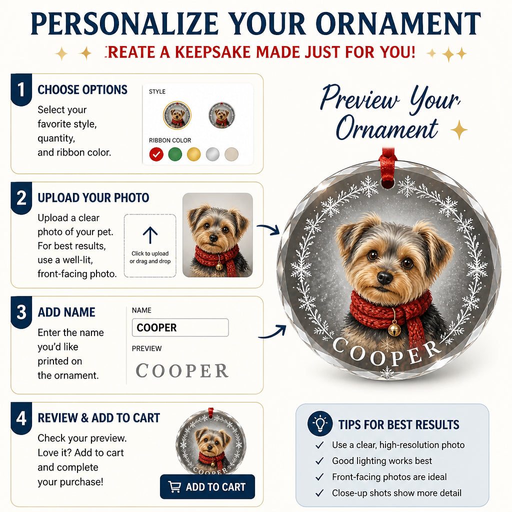 Custom Pet Portrait Crystal Ornament – Snowflake Ring Edition - Personalized Crystal Ornament 5aa2e332-8f67-49fe-aafb-f0330b4b89b7.jpg