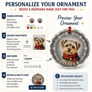 Custom Pet Portrait Crystal Ornament – Snowflake Ring Edition - Personalized Crystal Ornament 5aa2e332-8f67-49fe-aafb-f0330b4b89b7.jpg