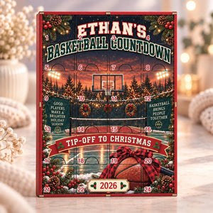 Personalized Basketball Advent Calendar, Wooden Christmas Countdown with Acrylic Charms, Custom Basketball Gift, Basketball Lover Christmas Gift 5aa30a5a-3452-46ba-ae33-22f1904233fb-il_1588xN.8630204653_sacn.jpg