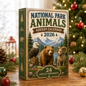 National Park Adorable Animals Advent Calendar 2026 - 24-Day Festive Countdown, Acrylic Charms Blind Box - Gift For Family & Friends 5af10dc7-6609-4fab-a9cd-e6707fad83c5-box-animals.png