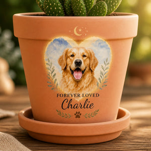 Forever Loved Pet Memorial Planter – Watercolor Portrait - Personalized Plant Pot & Vase 5b022f93-4969-43e4-9de2-be11905d2ad2.jpg