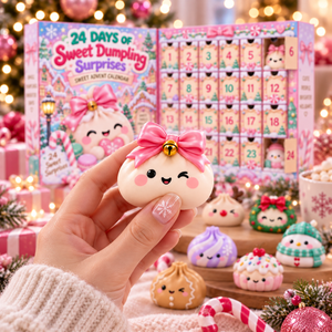 Pink Dumpling Advent Calendar 2026, 24 Days Squishy Christmas Countdown, Kawaii Surprise Toys, Cute Pink Holiday Gift for Girls 5b0ea96c-4e46-4d1a-8f44-d2724bbb02fe-0484f661-14c2-4714-96f6-e18d08f6f663.png