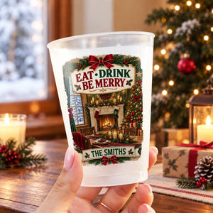 Custom Party Cups - Personalized Christmas Birthday Gifts For Mom, Dad, Brother, Sister - Warm Wishes And Happy Times 5b4f7290-c07c-4883-aa51-0b1991842315-2.jpeg
