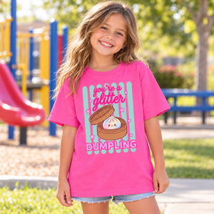 You're a Glitter Dumpling, Comfort Colors Kids/Teens Cute Shirt, Food Lover Gift, Summer Vacation T-shirt, Trendy Funny T-shirt 5b549403-0dd4-4353-8188-271cffc7a6e4-banner-1.png