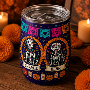 Custom Sugar Skull Dogs Wine Tumbler – 2 Pets & Names - Personalized Wine Tumbler 5b7557f6-591e-47b7-adc5-8636679afd72.jpg