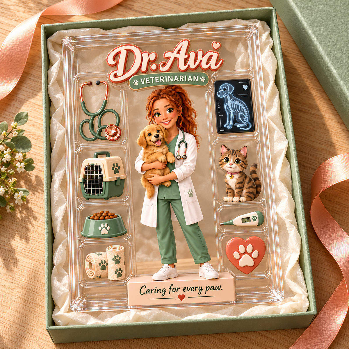Personalized Veterinarian Acrylic Table Sign, Custom Photo & Name Plaque, Vet Clinic Desk Decor, Veterinarian Appreciation Gift 5baea5c1-4198-4e02-906d-8d13f5a78a67-B-ng-acrylic-th-y-trong-h-p-qu-3.png