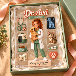 Personalized Veterinarian Acrylic Table Sign, Custom Photo & Name Plaque, Vet Clinic Desk Decor, Veterinarian Appreciation Gift 5baea5c1-4198-4e02-906d-8d13f5a78a67-B-ng-acrylic-th-y-trong-h-p-qu-3.png