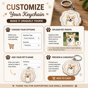 Custom Pet Portrait Keychain with Name | Oval Cameo - Personalized Acrylic Keychain 5bb56782-54d5-4041-a275-f5e1417ccbf3.jpg