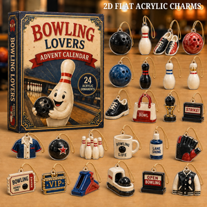 Bowling Mascot Advent Calendar 2026 - 24-Day Festive Countdown, Acrylic Charms Blind Box - Gift For Bowling Lovers 5bb83137-6e4c-4e81-8665-3f2e756a8436-bowling-text.png