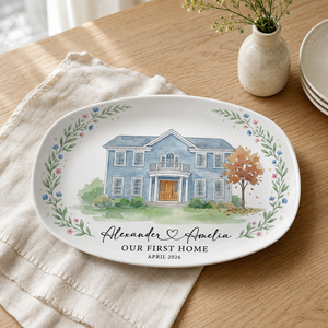 Personalized House Portrait Platter: Custom Home Watercolor, New Home Gift 5be4246e-a7b4-4121-8015-f230dfce9bb5-banner-1.png
