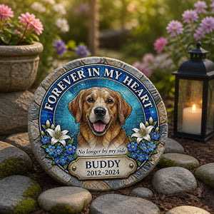 Pet Memorial Stone – Stained-Glass Style Portrait, Name & Years - Personalized Memorial Stone 5c0419d2-bb93-4cd0-a16b-b7074734366c.jpg