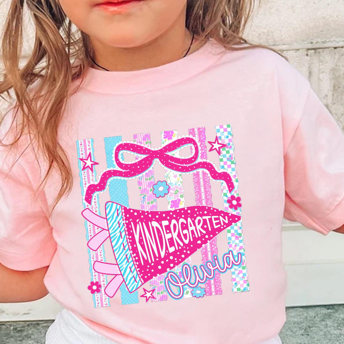Custom Girl Name Shirt, Preppy Coquette Bow Shirt, First Day of School Gift, Preschool Kindergarten T-Shirt, Back To School Toddler Tee 5c10eab2-ee8c-4c3e-badf-21f4e176e64d-8.png