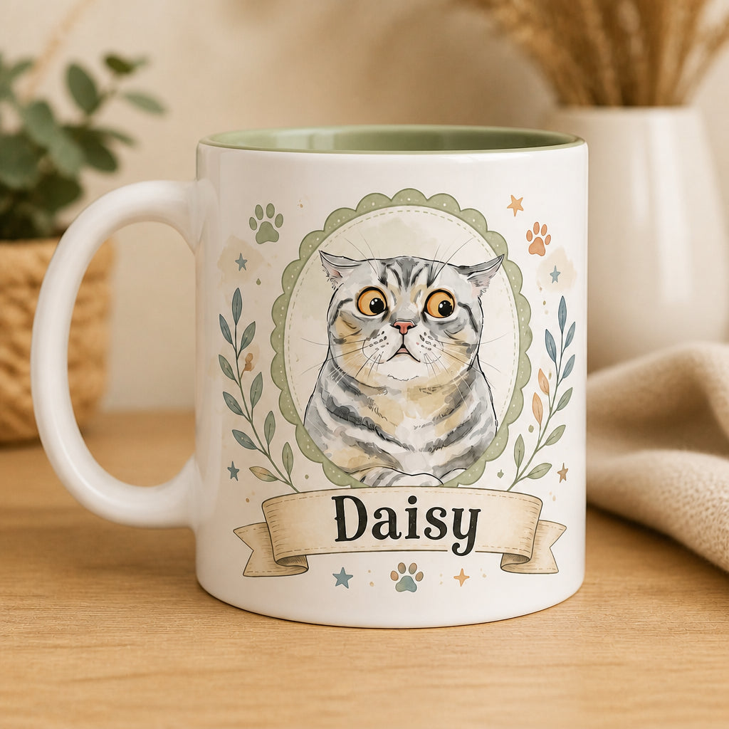 Custom Pet Portrait Name Mug (Watercolor Cameo) - Personalized Mug 5c18ddee-d034-4955-9dd3-602e180d7c5e.jpg