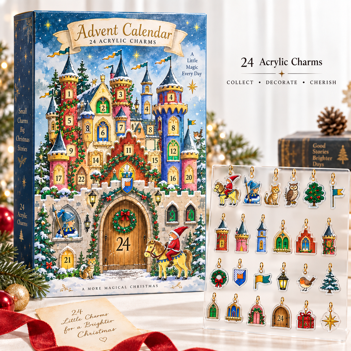 24-Piece Acrylic Charm Advent Calendar, Christmas Countdown Calendar with Collectible Charms, Holiday Gift for Kids & Families 5c28bc92-48ae-45fb-a22a-575adf514e77-h1.png