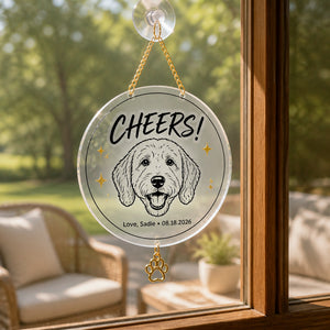 Custom Pet Line‑Art Cheers Ceramic Coaster - Personalized 1 Layered Suncatcher with Charm 5c39edfd-8658-4b1b-b1d9-e381a90b1407.jpg
