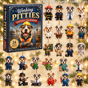 Working Pitties Advent Calendar 2026 - 24-Day Festive Countdown, Acrylic Charms Blind Box - Gift For Pitbull Lovers 5c454b7a-a23e-4ab3-af5c-d3713fc2c055-pitties-text.png