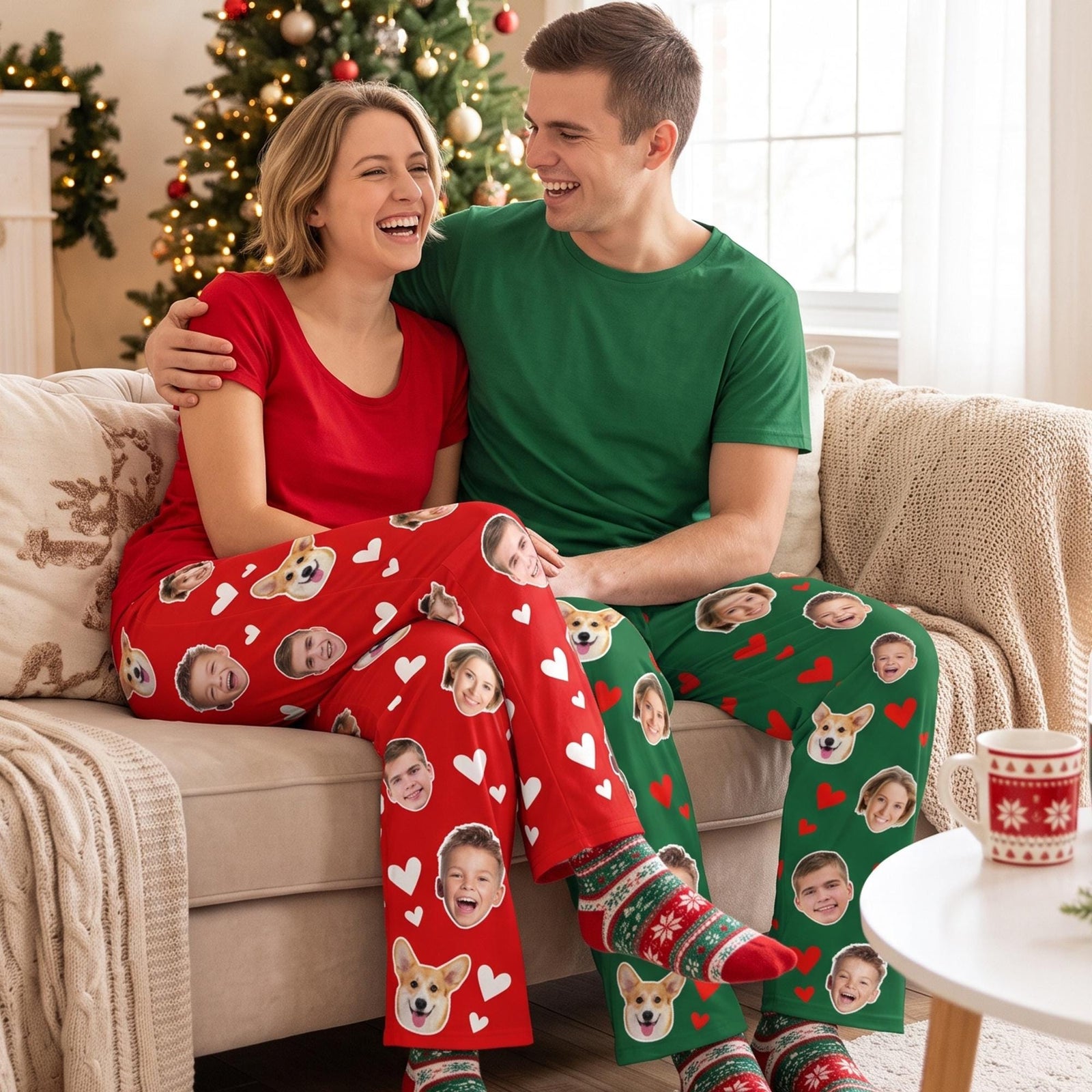 Personalized Photo Pajama Pants ,Custom Face Sleepwear, Christmas Gifts for Family 5c6981b2-21b3-4275-9fff-f2e4332fd3c7-il_fullxfull.8530211464_43ei.jpg