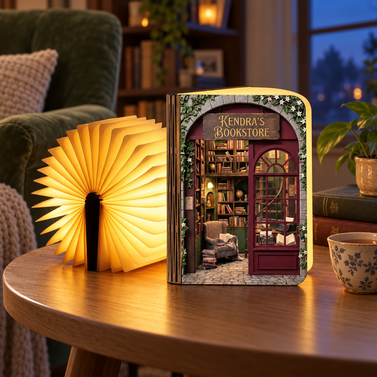 Custom Name Your Own Little Bookstore Light Folding Magnetic Table Lamp, Personalized Book Lamp Reading Book Lover, Bookworm Decor Gift 5c9b403a-be13-4392-b0be-a26f136192f0-banner-1.png