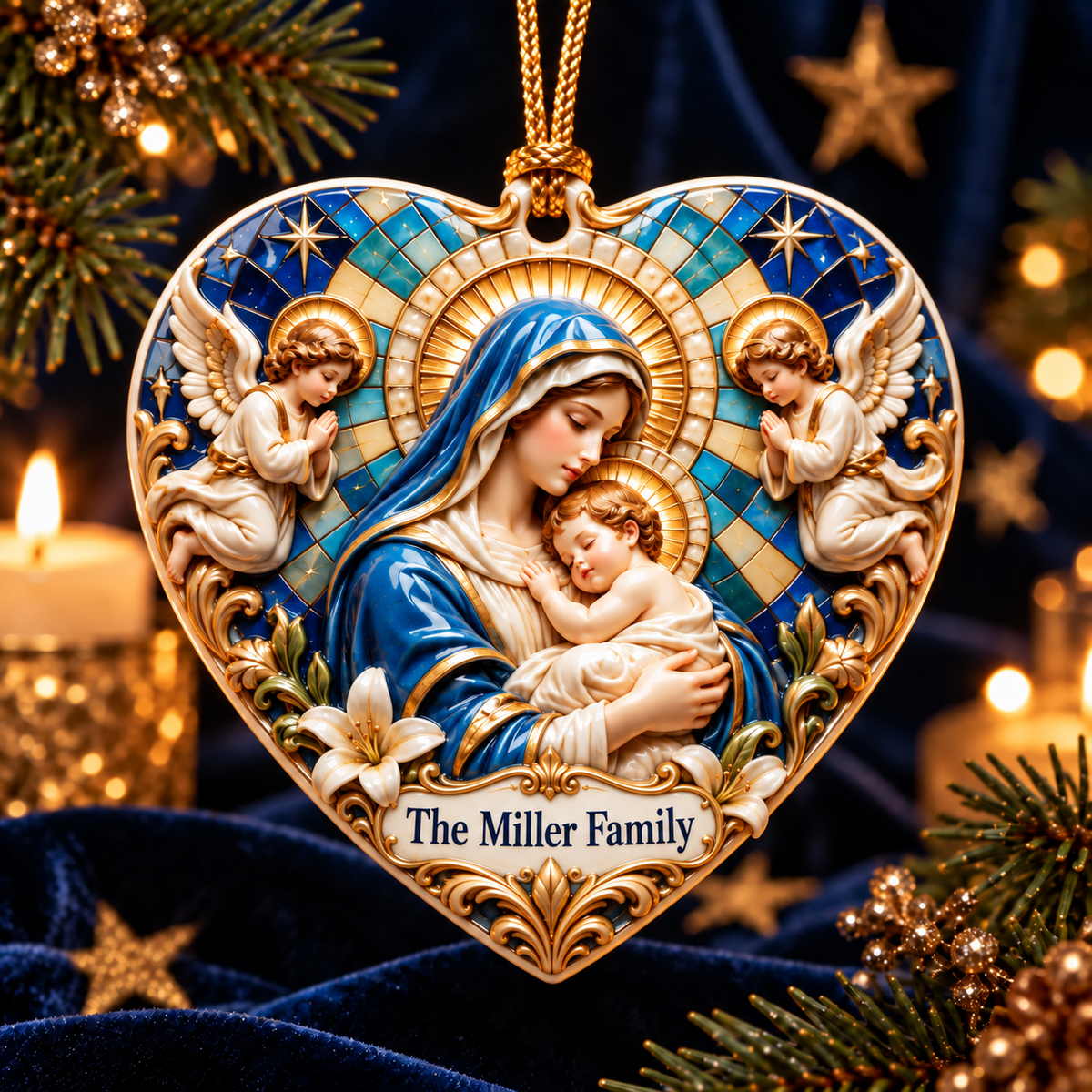 Personalized Virgin Mary & Baby Jesus Heart Christmas Ornament – Custom Family Name Keepsake, Religious Christmas Decor & Christian Gift 5cb55642-889f-4844-aadd-4062569f864e-Tr-i-tim-kh-c-t-n-gia-nh-Miller.png