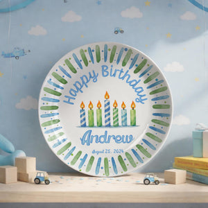 Personalized 1st Birthday Plate for Boy, Custom Name Ceramic Keepsake, Baby First Birthday Gift 5cd09174-e41a-4b26-b8e8-6a6d2ffdb6f6-10.jpg