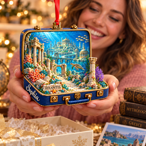 Personalized Atlantis 3D Suitcase Christmas Ornament – Lost Underwater City Keepsake & Gift for Ocean Lovers 5cd3823b-b432-48eb-9ebf-2df9121664a6-Traveler-Holding-an-Atlantis-Ornament-2.png