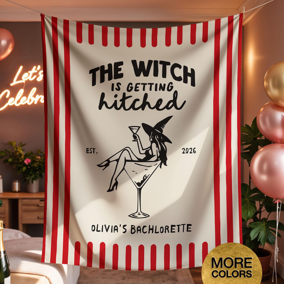 Witch Bachelorette Banner Halloween Witch Is Getting Hitched Tapestry Personalized Bachelorette Sign Decor Bachelorette Backdrop Skeleton 5cd82831-cac2-4c28-b6b6-6d6db885f4b7-1.jpg