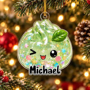 Personalized Name Glitter Dumpling Ornament, Cute Kawaii Christmas Tree Decoration, Custom Family Keepsake Gift for Kids and Dumpling Lovers 5cf07c01-c98b-43db-9067-a7e8ee8b2667-6.webp