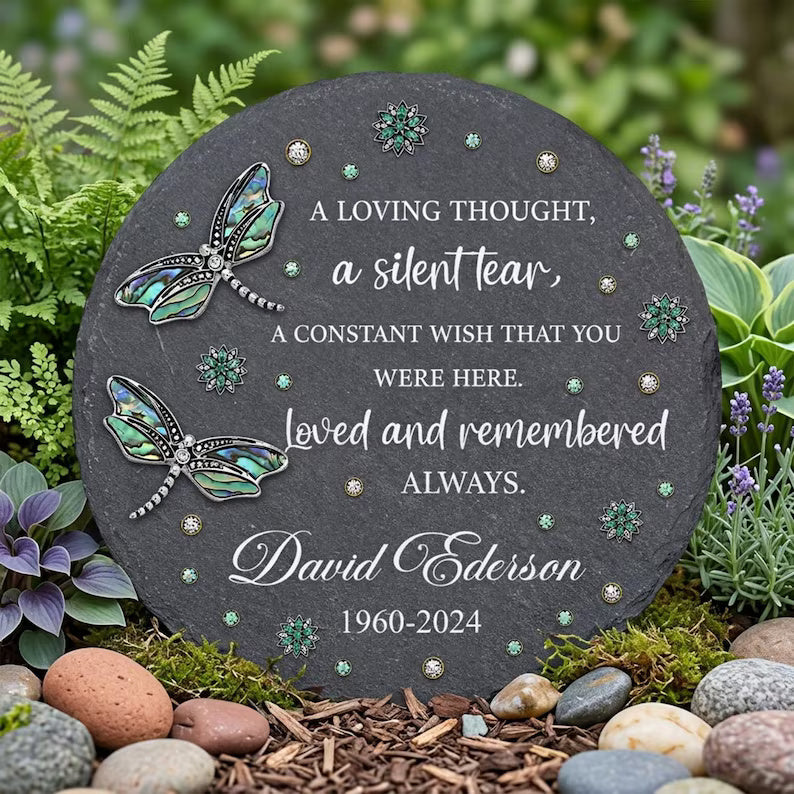 Personalized Dragonfly Memorial Stone – Garden Remembrance Decor, Outdoor Sympathy Gift 5d066fc7-31c9-4f47-b57c-a88be1923902-dsfgre-5-.jpg