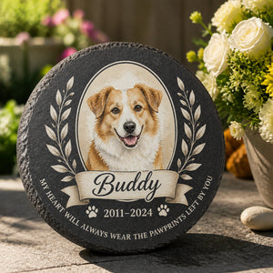 Pet Memorial Slate Stone — Photo Portrait with Name & Years - Personalized Memorial Stone 5d07d695-3824-4f6f-a178-bf66b86a81d6.jpg